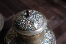 Load image into Gallery viewer, Pair of Ornate Victorian Ink Wells
