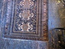 Load image into Gallery viewer, 6'5" x 3'7" - Baluch Afghan Tribal Hand Knotted Wool Rug - 195 x 109cm