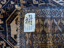 Load image into Gallery viewer, 6'5" x 3'7" - Baluch Afghan Tribal Hand Knotted Wool Rug - 195 x 109cm