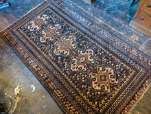 Load image into Gallery viewer, 6'5" x 3'7" - Baluch Afghan Tribal Hand Knotted Wool Rug - 195 x 109cm