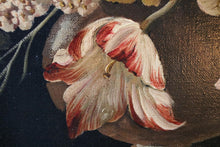 Load image into Gallery viewer, 19th.C Danish School Floral Still Life Oil Painting  - E. Vanderman - 25" x 30"