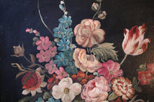 Load image into Gallery viewer, 19th.C Danish School Floral Still Life Oil Painting  - E. Vanderman - 25" x 30"