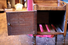 Load image into Gallery viewer, Regency Tray-Top Bedside Table / Pot Cupboard