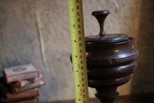 Load image into Gallery viewer, Antique Turned Hardwood Treen Tobacco Jar