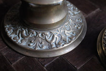 Load image into Gallery viewer, Pair of Ornate Victorian Ink Wells