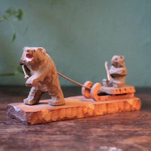 Load image into Gallery viewer, Vintage Austrian Black Forest Bear Figurine Carving