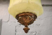 Load image into Gallery viewer, Antique Victorian Cranberry Glass Hanging Hall Lantern