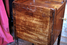 Load image into Gallery viewer, Regency Tray-Top Bedside Table / Pot Cupboard