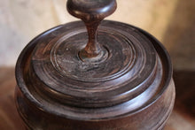 Load image into Gallery viewer, Antique Turned Hardwood Treen Tobacco Jar
