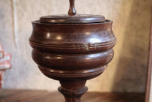 Load image into Gallery viewer, Antique Turned Hardwood Treen Tobacco Jar