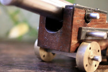Load image into Gallery viewer, Vintage Miniature Brass Model Cannon