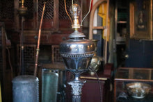 Load image into Gallery viewer, Electric Converted Chrome Column Oil Lamp