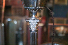 Load image into Gallery viewer, Electric Converted Chrome Column Oil Lamp