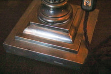 Load image into Gallery viewer, Electric Converted Chrome Column Oil Lamp