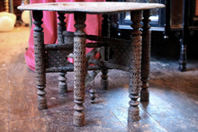 Load image into Gallery viewer, Early 20th.C Indian Brass Top Foldable Table