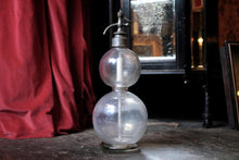 Load image into Gallery viewer, British 19th.C Glass Double Gourd Soda Siphon Seltzer