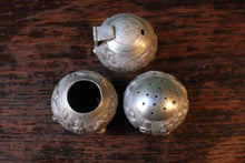 Load image into Gallery viewer, Antique Burmese Silver Condiment Pots / Set