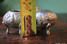Load image into Gallery viewer, Antique Burmese Silver Condiment Pots / Set