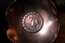 Load image into Gallery viewer, Antique Copper Pin Dish Made From George III 2 Pence Coin