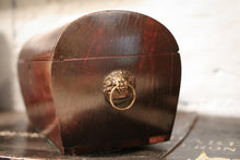Load image into Gallery viewer, Antique Victorian Flame Mahogany Dome Top Tea Caddy