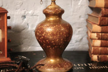 Load image into Gallery viewer, Vintage Heavyweight Rewired Chinese Brass and Enamel Table Lamp