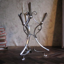 Load image into Gallery viewer, Early 20th.C Arts and Crafts Epergne Bud Vase Centrepiece