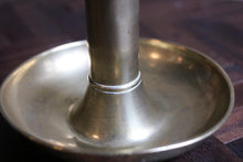 Load image into Gallery viewer, Antique Brass Chamber Stick Candlestick Candle Holder