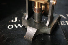 Load image into Gallery viewer, Antique Brass Laboratory Microscope - William Hume, Edinburgh