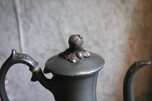 Load image into Gallery viewer, Antique Victorian Pewter Coffee Pot / Jug