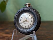 Load image into Gallery viewer, C.1955 Timex Tyre Key Ring Pocket Watch With Original St Christopher Coin Back