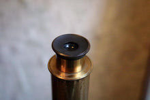 Load image into Gallery viewer, Antique 19th.C Brass Laboratory Microscope