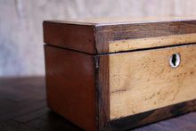 Load image into Gallery viewer, Antique Victorian Maple Tea Caddy