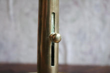Load image into Gallery viewer, Antique Brass Chamber Stick Candlestick Candle Holder