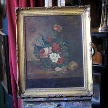 Load image into Gallery viewer, 19th.C Danish School Floral Still Life Oil Painting - 19.5" x 23"