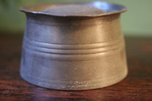 Load image into Gallery viewer, Antique Ship's Capstan Pewter Inkwell