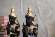 Load image into Gallery viewer, Pair of Vintage Bronze Thai Thephanom Statues