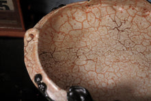 Load image into Gallery viewer, Vintage Mid Century Ceramic Tazzo Pedestal Bowl