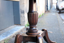 Load image into Gallery viewer, Antique Georgian Regency Pedestal Pembroke Drop Leaf Dining Table
