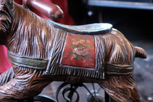 Load image into Gallery viewer, Early 20th.C Antique Swiss Black Forest Carved Bear Tricycle