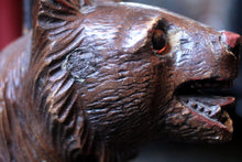 Load image into Gallery viewer, Early 20th.C Antique Swiss Black Forest Carved Bear Tricycle