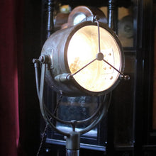 Load image into Gallery viewer, Vintage Chrome Francis Searchlight Converted to Uplighter Lamp