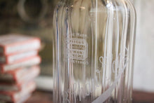 Load image into Gallery viewer, 1920's Blue Glass Soda Siphon Seltzer - Shaw and Sons