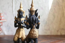 Load image into Gallery viewer, Pair of Vintage Bronze Thai Thephanom Statues