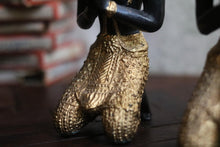 Load image into Gallery viewer, Pair of Vintage Bronze Thai Thephanom Statues