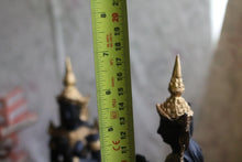 Load image into Gallery viewer, Pair of Vintage Bronze Thai Thephanom Statues