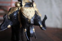Load image into Gallery viewer, Vintage Thai Bronze Statue of Indra Riding 3 Headed Elephant