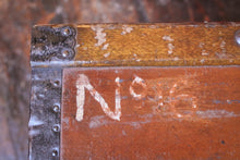 Load image into Gallery viewer, Antique Wooden Framed Steamer Trunk