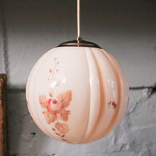Load image into Gallery viewer, Vintage 1950's Spherical Globe Pendant Ceiling Light