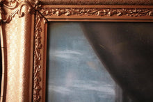 Load image into Gallery viewer, Large Antique Victorian Pastel Painting Portrait Gentleman in Gold Gesso Frame