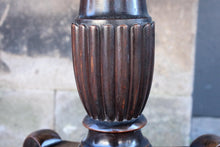 Load image into Gallery viewer, Antique Georgian Regency Pedestal Pembroke Drop Leaf Dining Table